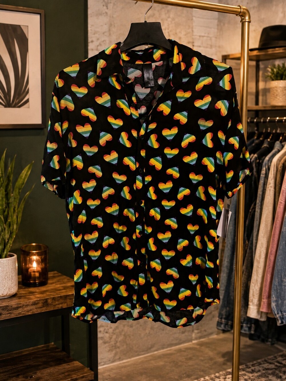 :🌈 The Phluid Project Rainbow Heart Shirt – NWT- Size Medium 🌈
